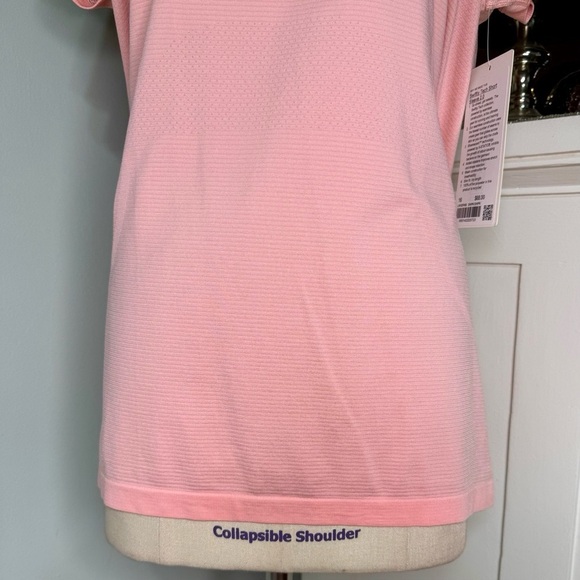 Lululemon Swiftly Tech 2.0 Short Sleeve Shirt Womens Size 16 Dew Pink NWT - Picture 5 of 12